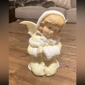 VINTAGE Figurine Kneeling Angel Decorative Accent Home Decor Midwest Importers